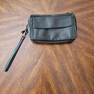 Osgoode Marley Black Leather Men's Wristlet